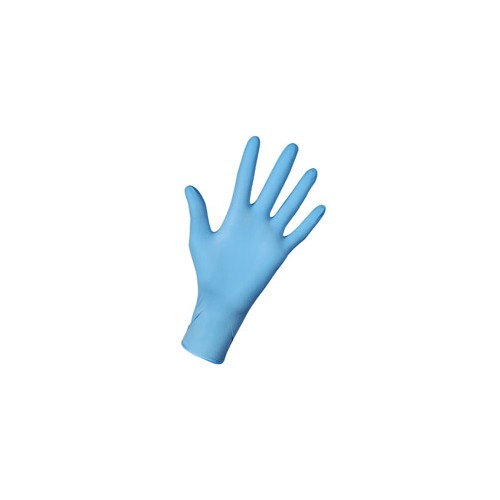 GANTS NITRILE BLEU NON POUDRE